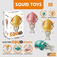 Jouet poulpe dansant 2025, jouet électrique amusant, automatique, évitant les obstacles, jouet sensoriel, poulpe rampant électrique, jouet pour animaux de compagnie, enfants