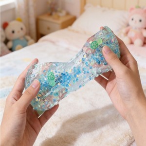 Kit de Slime Transparente con Purpurina JITENG con Juguete de Tortuga Pequeña, Divertido Regalo de Manualidades para Fiestas de Cumpleaños - Product Image 3
