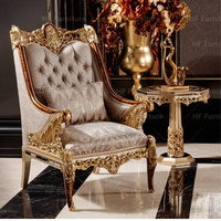Ensemble de canapés de luxe meubles pour salon chaises de salon antiques dernier modèle de canapé une place