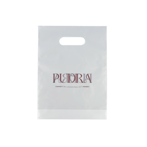 Flat Mouth Four Finger <b>Plastic</b> Pe <b>Tote</b> Bag Customizable Advertising Jewelry Packaging Shopping Bag Clothing <b>Tote</b> Bag - Product Image 2