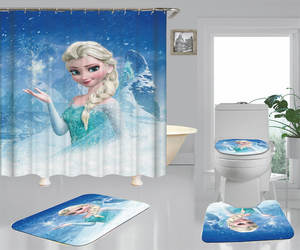Juegos de baño personalizados para niños, juego de cortina de ducha, 4 Uds. - Product Image 3