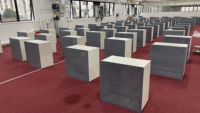 Perangkat Pemurni Udara Terminal Keluaran Udara Plafon HVAC Efisiensi Tinggi dengan Kotak Filter HEPA untuk Ruangan Bersih