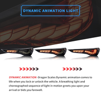 Feux arrière OLED VLAND pour Série 4 G22/G23/G26 2021-2023 2ème génération, éclairage diurne dynamique Dragon Scale DRL, clignotants séquentiels ambre