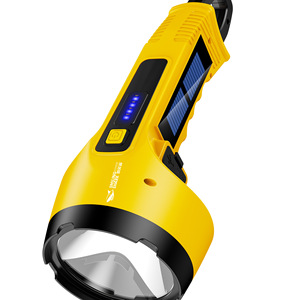 SMILING SHARK Lampe de travail LED à manivelle 100-200m, lampe d'urgence rechargeable pour le camping, la réparation automobile et les activités de plein air - Product Image 4