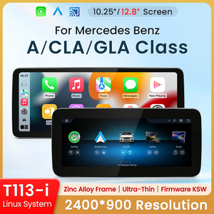 HFmidia 2026 Nouveau système Linux 10.25 12.8 pouces Écran fin pour Mercedes Benz W176 C117 X156 CLA GLA Lecteurs vidéo auto CarPlay - Product Image 6