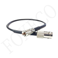 Adaptador Coaxial FOXECO Personalizable DIN Macho a Mini BNC Hembra para Mantenimiento y Pruebas de Equipos