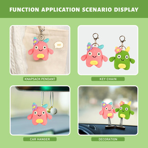 Fai da te fai da te filato piatto artigianale bambini animali per maglieria e cucito principianti kit all'uncinetto - Product Image 6