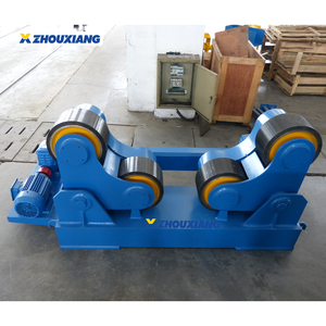 Rotateur de tuyaux pour soudage de navires conventionnels réglable Zhouxiang 6t-500t, certifié CE ISO, 220-470V 2x5.5KW, assistant de soudage - Product Image 2