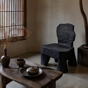 Fauteuil lounge en bois massif de style nordique |   Fauteuil décoratif à structure stable pour salon domestique - Product Image 2