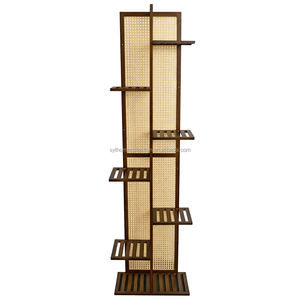 Étagère d'angle mince SYT Clean Lines pour zone d'escalade, étagère de rangement en rotin pour coin d'escalier - Product Image 3