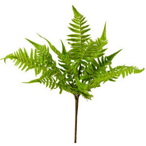 Planta Artificial de Helecho Flower Delight de 45 cm, PVC Suave, Decoración para Bodas y Hogar - Product Image 5