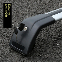 Barres transversales de toit universelles en alliage d'aluminium de style requin avec vis intégrées, capacité de 70 kg+, Rav4 Hilux, cadre de boîte à bagages, vente en gros