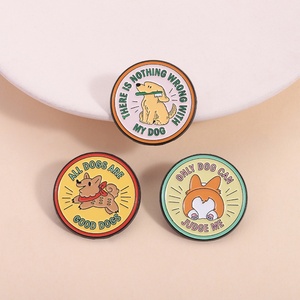 เข็มกลัดรูปสุนัขน่ารัก ชุดเข็มกลัดติดเสื้อและกระเป๋า 3 แบบ - Product Image 2