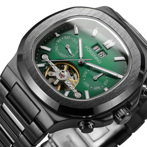 <span class=keywords><strong>Montre</strong></span> automatique de luxe pour homme, <span class=keywords><strong>mouvement</strong></span> tourbillon, bracelet en acier, 40 mm, bleu glace, OEM, à succès commercial - Product Image 2