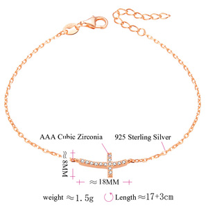 POLIVA Pulseras de viaje de plata esterlina 925 para mujer Accesorios para pulseras de correas - Product Image 2