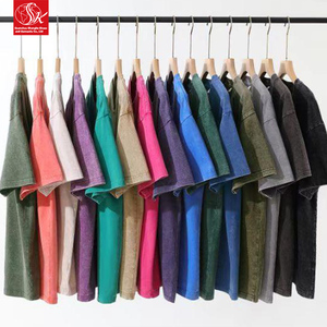 Camiseta <span class=keywords><strong>SK</strong></span> de 230g, Prelavada, Personalizable, de Algodón Tejido, Estilo Urbano, Hombros Caídos, de Alta Calidad, Estampada, de Peso Pesado - Product Image 1