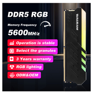 แรมเกมมิ่ง RGB WALRAM DDR5 16GB 6000MHz สำหรับเดสก์ท็อป ประสิทธิภาพสูง - Product Image 2