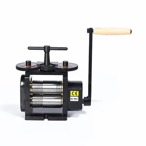 High performance 110mm sheet wire flat rollers manual combination rolling mill machine jewelry