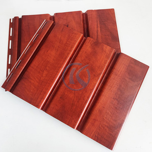 Panel de Techo de PVC Laminado con Película de Madera para Ventilación Exterior, Impermeable, de 12 Pulgadas, Personalizado, para Aleros de Techo - Product Image 3