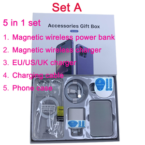 Nouvelle Offre 2026 : Coffret Cadeau 7-en-1 pour Smartwatch avec Écouteurs, <span class=keywords><strong>Chargeur</strong></span> Sans Fil, Batterie Externe et Étui 6-en-1 pour Accessoires <span class=keywords><strong>iPhone</strong></span> - Product Image 4
