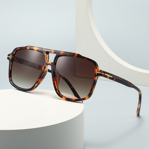 Gafas de Sol Modernas para <span class=keywords><strong>Mujer</strong></span> y Hombre, Diseño Nuevo, Marca Vintage, Doble Puente, Forma Cuadrada, Estilo Tomford 2026 - Product Image 1