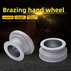 Mola diamantata brasata sottovuoto Hongxing ST21 per piastrelle in <span class=keywords><strong>marmo</strong></span> e ceramica, 75mm, grana 45/50, personalizzabile OEM, media - Product Image 4