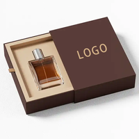 Boîte cadeau de parfum à tiroir à prix compétitif de luxe personnalisée bouteille de parfums bouteilles vides en verre avec boîte pour emballage de parfum