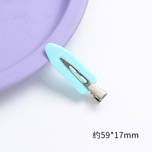Pinces à <span class=keywords><strong>cheveux</strong></span> miniatures colorées YT Candy, sans plis, sans pliure, en résine, pour femmes, pour les franges - Product Image 4