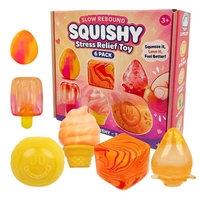 Bestseller transfrontalier Lu Hua Art Squishy Gift Set Malt Sugar Shaped Stress-Relief Squeeze Toy Creative Decompression Soft