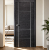 Porte intérieure acoustique en MDF stratifié avec surface finie pour projets de chambres, villas, appartements, hôtels, hôpitaux et écoles