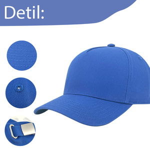 Gorra de Béisbol de 5 Paneles con Logotipo Bordado OEM/ODM, Gorra Deportiva Ajustable al por Mayor, Gorras para Personalizar - Product Image 4