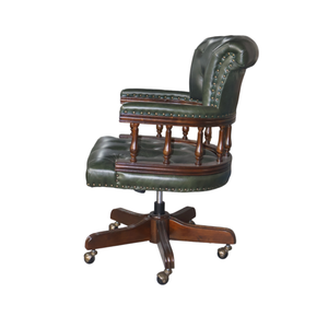 <span class=keywords><strong>Fauteuil</strong></span> <span class=keywords><strong>de</strong></span> <span class=keywords><strong>bureau</strong></span> pivotant en cuir véritable <span class=keywords><strong>de</strong></span> <span class=keywords><strong>style</strong></span> <span class=keywords><strong>Chesterfield</strong></span>, moderne et vintage, réglable, pour <span class=keywords><strong>bureau</strong></span> et salle <span class=keywords><strong>de</strong></span> conférence, <span class=keywords><strong>fauteuil</strong></span> <span class=keywords><strong>de</strong></span> commandant - Product Image 4