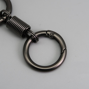 Porte-clés en métal Dinghong, alliage de zinc, anneaux ronds détachables, logo personnalisé, cadeau promotionnel en gros - Product Image 5
