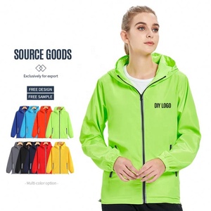 แจ็กเก็ตผู้ชายโพลีเอสเตอร์พร้อมฮู้ดสำหรับกิจกรรมออกแบบได้ตามที่ต้องการ - Product Image 4