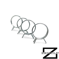 Collier de serrage à ressort double fil, zingué, à tension constante pour tuyau, tube, radiateur automobile, conduite de liquide de refroidissement et de carburant