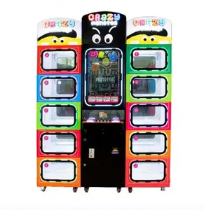 2024 nuevo producto que funciona con monedas, máquina de juegos de arcade, máquina expendedora de regalos, juego de monstruo loco para diversión
