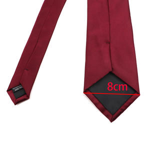 Moda <span class=keywords><strong>cravatta</strong></span> colorata da 8CM per uomo in poliestere nero rosa bianco <span class=keywords><strong>cravatta</strong></span> nuziale abiti da sposa da uomo - Product Image 2