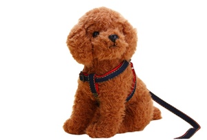 デニム犬ウォーキングハーネスとリーシュセット快適なペットの首輪とリーシュ - Product Image 6