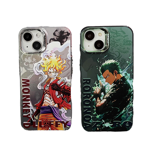 Anime Cartoon lusso antiurto placcato custodie per telefono per <span class=keywords><strong>iPhone</strong></span> 16 15 14 <span class=keywords><strong>11</strong></span> <span class=keywords><strong>Pro</strong></span> Max PC cover per cellulare - Product Image 4