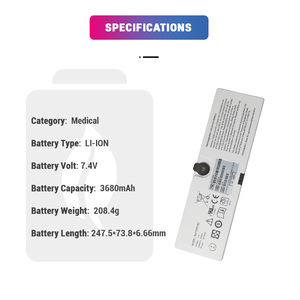แบตเตอรี่ Li-ion 7.4V 3680mAh สำหรับ trixell EZ DR 2ICP5/38/50-42ICP05/67/89 X ระบบการถ่ายภาพรังสีทางการแพทย์ - Product Image 2