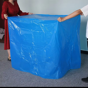 D1003e Aangepast Formaat Transport Doorzichtig Polyethyleen Pe Vierkante Bodem Plastic Verzending Aquarium Verpakking Levende Viszak - Product Image 2