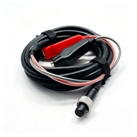 Câble de connexion flexible à 2 broches, anti-pliage, en cuivre étamé, PVC, pour tournevis électrique sans balais HIOS