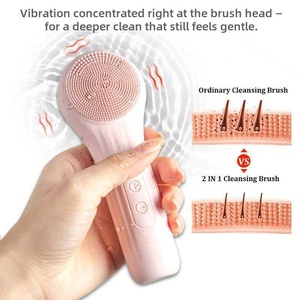 <span class=keywords><strong>Brosse</strong></span> <span class=keywords><strong>nettoyante</strong></span> pour le <span class=keywords><strong>visage</strong></span> en silicone à main, best-seller, électrique, étanche IPX7, vibration, massage chauffant, <span class=keywords><strong>brosse</strong></span> <span class=keywords><strong>nettoyante</strong></span> pour le <span class=keywords><strong>visage</strong></span> - Product Image 2