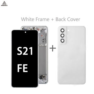 หน้าจอ AMOLED ขนาด6.4 ''สำหรับ <span class=keywords><strong>Samsung</strong></span> <span class=keywords><strong>Galaxy</strong></span> <span class=keywords><strong>S21</strong></span> <span class=keywords><strong>FE</strong></span> 5G <span class=keywords><strong>G990</strong></span> G990B G990U G990B /ds อะไหล่หน้าจอสัมผัสพร้อมฝาหลัง - Product Image 4