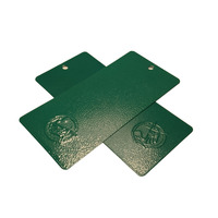 Revêtement en poudre polyester vert forêt orange peel pour quincaillerie et meubles d'extérieur