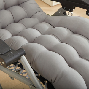 Fauteuil inclinable personnalisé, fauteuil <span class=keywords><strong>à</strong></span> <span class=keywords><strong>bascule</strong></span>, <span class=keywords><strong>siège</strong></span> pour baie vitrée, chaise de soleil d'extérieur, coussin, couleur unie, fibre de polyester, rembourrage en coton PP, cadeau - Product Image 2