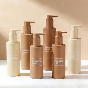 Customized Matte Ombre <b>Empty</b> <b>Plastic</b> Shampoo and Conditioner <b>Bottle</b> With Lotion Pump 250ml 300ml 500ml Packaging Container - Product Image 2