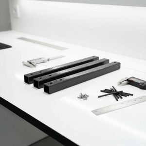 Tige carrée en feutre de carbone SHENYU 3K, haute résistance, légère, épaisseur 5 mm, pour cadres industriels, projets DIY et composants mécaniques - Product Image 6