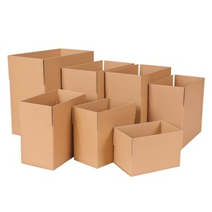 Custom Corrugated Cardboard <strong>Box</strong> 70x70x70cm Cube <strong>Box</strong> with Lid for Shipping Storage Moving Boxes - Product Image 1