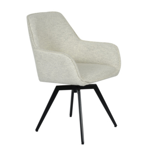 JL, Envío Gratis, silla de comedor giratoria Beige, silla de ocio de tela para el hogar para sala de estar o dormitorio, venta al por mayor barata con pierna - Product Image 1